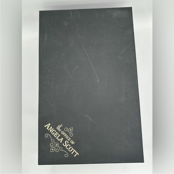 The Office of Angela Scott - Mr. Smith Garnet Striped Shoes Oxfords 42 - Picture 8 of 9